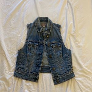 American Eagle Denim Vest